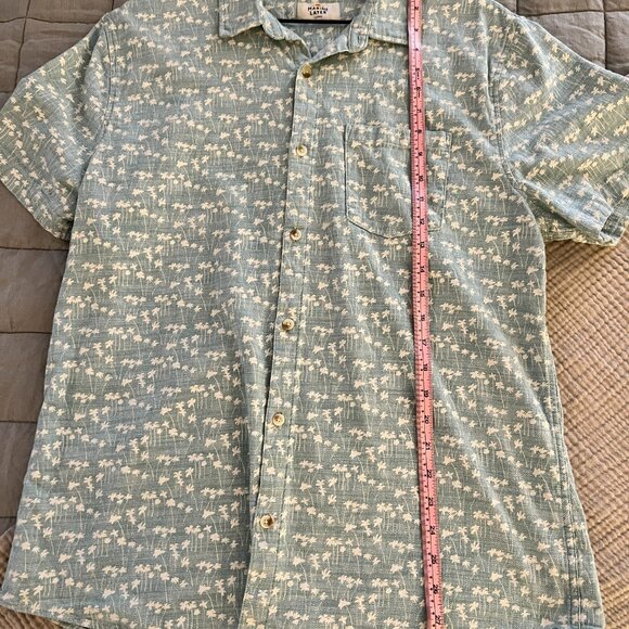 Stretch Selvage Short Sleeve Shirt - Marine Layer - Men's Large - Picture 11 of 11